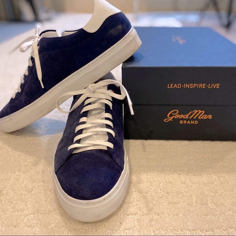 Navy White Legend Good Man Low Top Shoes